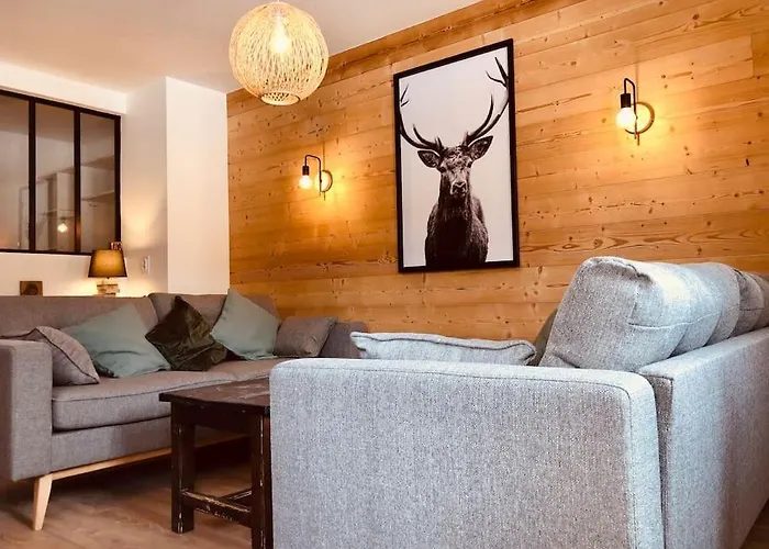 T4 8 Couchages Spacieux Et Cosy Au Pied Des Pistes Lejlighed *